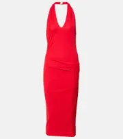 [Jacquemus] Jacquemus La Robe Pasadena midi dress UK 12 red