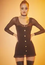 [HOROSCOPEZ] Sassy Seekers Mesh Dress