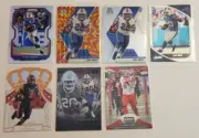 2020 Zack Moss 16 Card Rookie Lot Mosaic Reactive Orange Prizm, Prizm