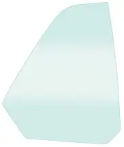 1971-73 Mustang Fastback Quarter Glass, Light Green Tint - RH