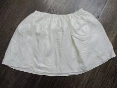 NWT ZARA White Silver Glittery Fabric Pull On Skirt Girls Collection sz 13/14