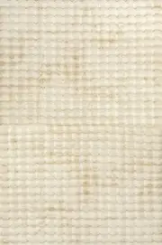 Bubble Machine Washable in Natural Rug