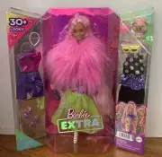 2021 Mattel BARBIE EXTRA Fashion Doll ~ Pink Hair ~ 30+ Looks NEW