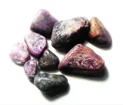 100cts river worn Ruby Sapphire specimen rough India # 5