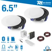 Power Dynamics Powerline A50B Set In-Wall Audio Amplifier with 2 Ceiling Speaker