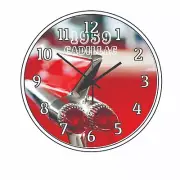 1959 Cadillac Tail Fins Wall Clock a Hanging Time Piece art 3 size choices