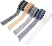 LIFKOME 5Pcs Durable Iron Hemming Tapes for Pants Jeans Trousers No Sew for Quick Alterations for DIY Clothing Repairs Grey