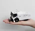 israel police protest truck shoots water sprinkler 1:43 scale model