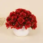 Plastic Artificial Fruit Plant Potted Outdoor Courtyard Decor