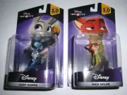 DISNEY INFINITY 3.0 Judy Hopps & Nick Wilde Character Figure Zootopia New Fast@!