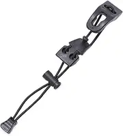 Cords with Hooks | Long Flat Elasticity Rope | Trekking Pole Fastening Cord | Walking Pole Fixing Buckle with Elastic Rope Lanyard, Securely Attach Hiking Poles, for Camping Hiking
