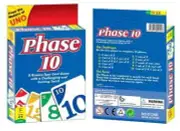 Phase 10 Rummy Type Card Game Challenging & Exciting twist Family Game