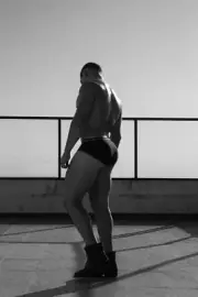 [M656] Handsome Man Cute Male Model Showing Off Body Physique Art Photography