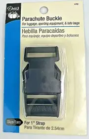 Dritz Quick Release Parachute Buckle For 1" Strap-Black