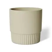E Style Logan 19cm Ceramic Plant Pot Home Decor Round Planter Soft Green