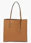 Marc Jacobs The Grind Tote In Smoked Almond Brown