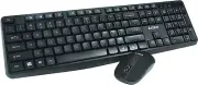 Laser Wireless Keyboard and Mouse Combo, Compact Full Size Wireless Keyboard ...