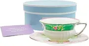 Wedgwood Wonderlust Pink Lotus Tea Cup Saucer [Parallel Import]