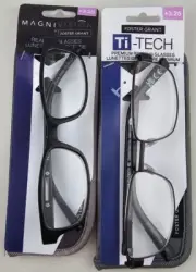 Foster Grant reading glasses + 3.25 ( 2 pc )