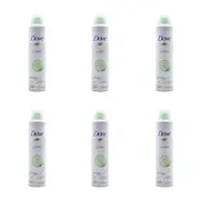 6x Dove 127G Antiperspirant Deodorant 48h Go Fresh Cucumber & Green Tea Scent