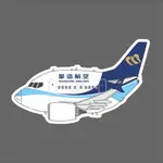 華信航空 波音 BOEING B737 Q版 民航機 飛機造型 防水3M貼紙 尺寸90MM