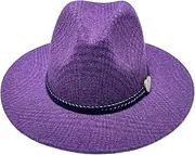 [COMVIP] Wool Fedora Hat - Unisex Women Men Wide Brim Panama Trilby Cap - Adjustable Cosplay Cowboys Panama Safari Hats