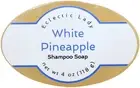 White Pineapple Shampoo Soap Bar By Eclectic Lady, 4 oz Bar