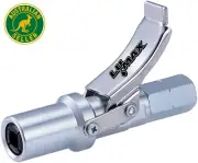 LX-1403 Silver Heavy-Duty Quick Release Grease Coupler, 1/8" NPT