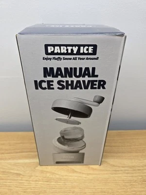 NEW Party Ice Manual Ice Shaver Portable Shaved Ice Machine Hand Snow Cone Maker