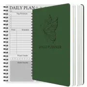 Daily Planner Undated To Do List Planner Notebook Spiral Appointment Planner