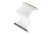 ANTEC PCIE-4.0 Riser Cable (200mm) White, Up to RTX4090 / 7900XT. High End Gold Plated and Shielded six Layer PCB. FPS lossless output and Stability.