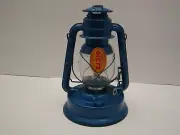 VINTAGE DIETZ BLUE LITTLE WIZARD NO. 1 KEROSENE LAMP LANTERN