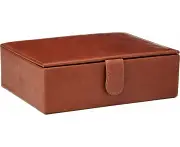 Large Leather Gift Box, Saddle (Brown) - 2352