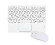 1 set Bluetooth Keyboard Bluetooth mouse with Touchpad，Rechargeable Portable Wireless Bluetooth Tablet Keyboard with