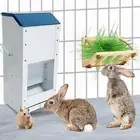 Small Animal Feeder Poultry Feeder Cage Rabbit Feeder for Duck Chick Quail
