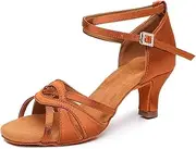 [Rosefinch] Latin Dance Shoes for Women Salsa Tango Ballroom Professional Dance Practice Shoes