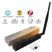 Ethernet WiFi Gateway,USB,coordinator with PoE Works with Zigbee2MQTT Assistant