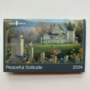 Boys Town Subtle Peaceful Solitude 12 Month 2024 Pocket Planner Calendar Mini