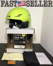Giro Union MIPS Snow Helmet, Matte Lime, Medium (55.5-59cm) *RARE COLOR* NIB