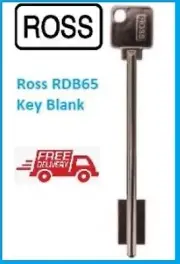 Ross RDB65 Double Bitted Safe Key Blank suits 700 Series Safe Lock 08952700