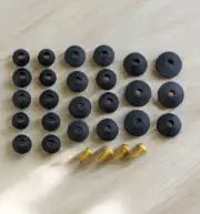 Ace (24) Beveled Rubber Faucet Washers Assortment With Screws for Drip Repair