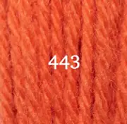 Appleton Tapestry Wool - 11 Yd Skein - Orange Red Color 443