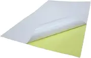 GoldenTrading 100 x A4 White Glossy Self Adhesive Sticker Paper Sheet Label Laser Inkjet Print
