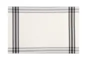 100% Genuine! Set of 6 Wilkie Brothers Nylon Placemats 30x45cm Stuart Black!