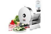 VEVOR Electric Vegetable Slicer 0-0.5in Thickness Adjustable Manual Food Cutter