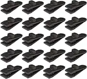 HengLiSam Tarp Clips, Heavy Duty Lock Grip, Clamps Withstand 60mph Strong Wind Fit for Awnings, Outdoor Camping, Caravan Canopies, Bungee Cord Clip (20 Pieces)