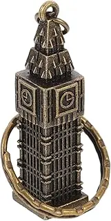 [Ipetboom] Metal Keychain Portable Miniature Architecture Souvenir Stylish Design for Car Keys Party Favors Intricate Detailing Elegant Travel Accessory