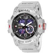 Military Watch Quartz Wristwatches Sport 50m Waterproof Alarm Clock Light Analog