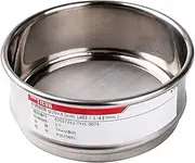 Adamas-Beta φ10×4.5cm 14 Mesh 304 Stainless Lab Sieves Economy Test Sieve 304 Stainless Steel Wire Cloth（1.43mm）