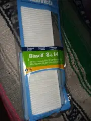 bissell vacuum filter, micro lined, 8x14, new